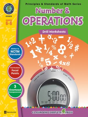 cover image of Number & Operations - Drill Sheets